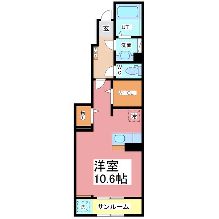 コンフォール・アイリスの物件間取画像